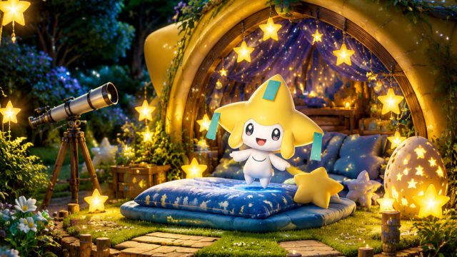 Create Your Own Surrounded by Stars Habitat for Jirachi in Pokopia | lirik lagu labaikallah nissa sa